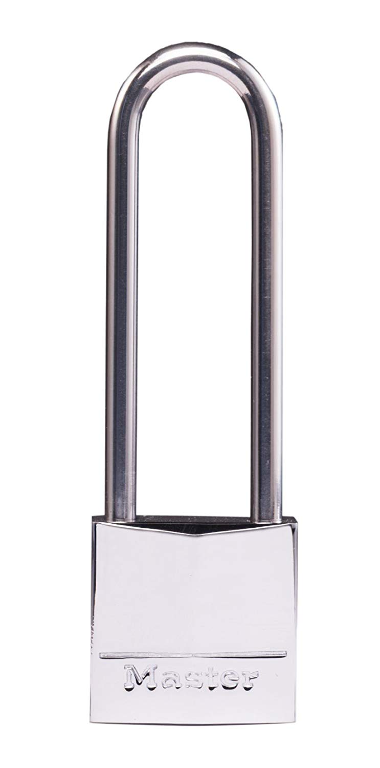 Master Lock 639EURD Marine Padlocks with Key and Long Shackle, Grey, 9,7 x 3 x 1,2 cm, Silver, 9,7 cm x 3 cm x 1,2 cm - Image 2