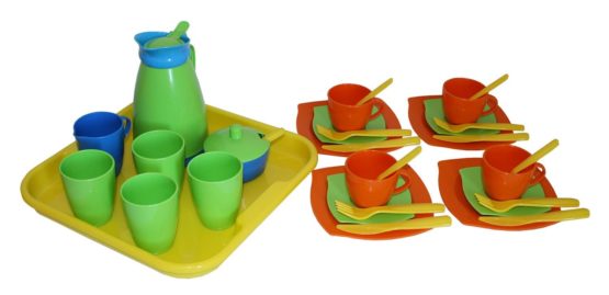 Wader Service Set with Tray (34 Pieces)