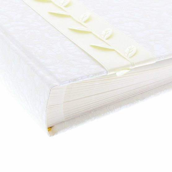 Goldbuch Romantico Photo Album, 30 x 31 cm, 60 Pages with Glassine Paper, Art Paper with Relief, Silver, La Belle, 30x31 cm - Image 4