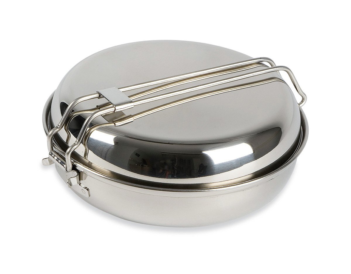 Tatonka Stainless Steel Camp Set Regular, silver, diameter 17,3 x 6 cm - Image 2