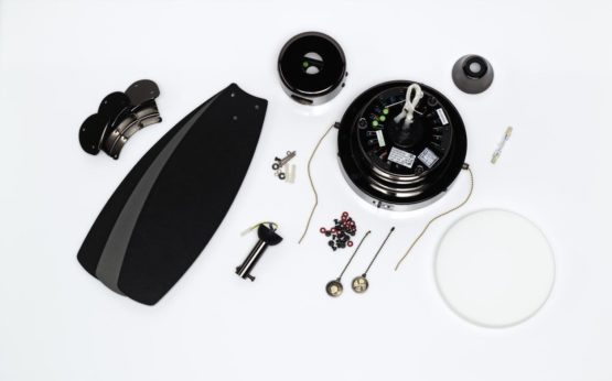 Westinghouse Lighting 78764 Alloy One-Light 105 cm Three Indoor Ceiling Fan, Opal Frosted Glass, Gun Metal Finish with Black/Graphite Blades - Image 4