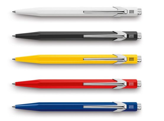 Caran d'Ache 849 Metal Range Ball Pen - Red with Red Cartridge - Image 2