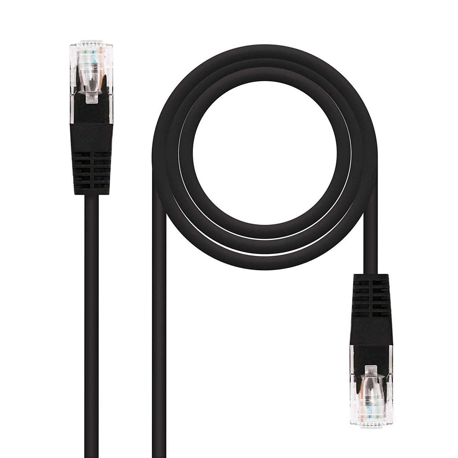 Nano Cable 10.20.0102 Network Cable - LATIGUILLO RJ45 CAT. 5e UTP AWG24, Black