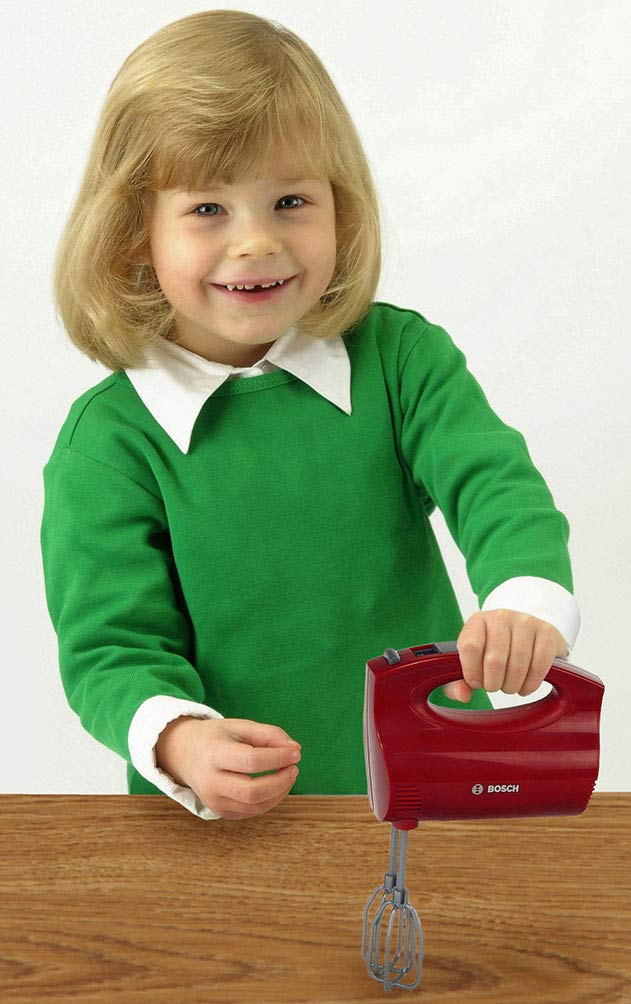 Theo Klein 9574 Bosch Hand Mixer I Battery-Powered Mixer with Whisks That Turn I Dimensions: 19 cm x 7 cm x 12 cm I Toy for Children Aged 3 Years and up - Image 4