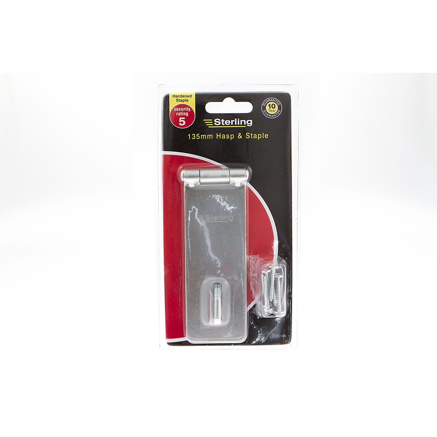 Sterling EHS135 135mm Hasp and Staple, Grey, 13.4x135x47mm - Image 3