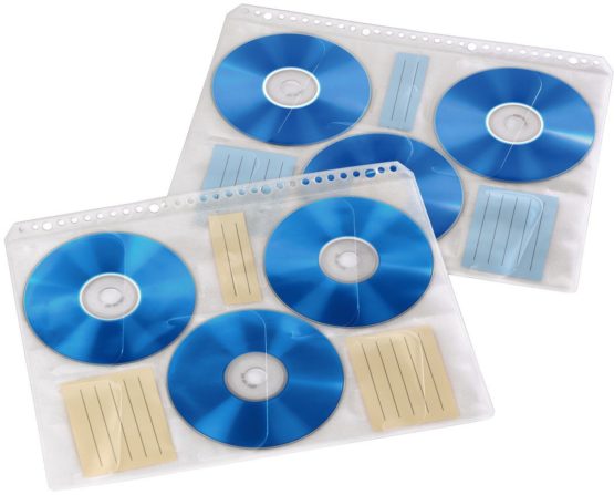 Hama 49835| CD Index Sleeves | 60 CDs | Transparent