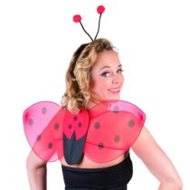 Boland 10102741 52853 Ladybird Headband and Wings Kit 25x63 cm Red, Unique