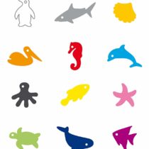 Tescoma Mydrink 12-Piece Glass Tags, Ocean