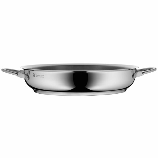 WMF Serving Pan Uncoated Ø 28 cm Made in Germany Pouring Rim Stainless Steel Handle Cromargan® Stainless Steel Suitable for Induction Dishwasher-Safe - Image 2