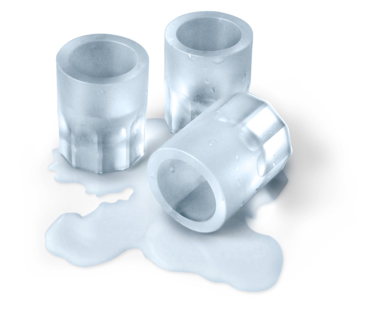 Fred COOL SHOOTERS Shot Glass Ice Cube Tray, Multicolor, 5.2-Inch x 5.2-Inch - Image 4