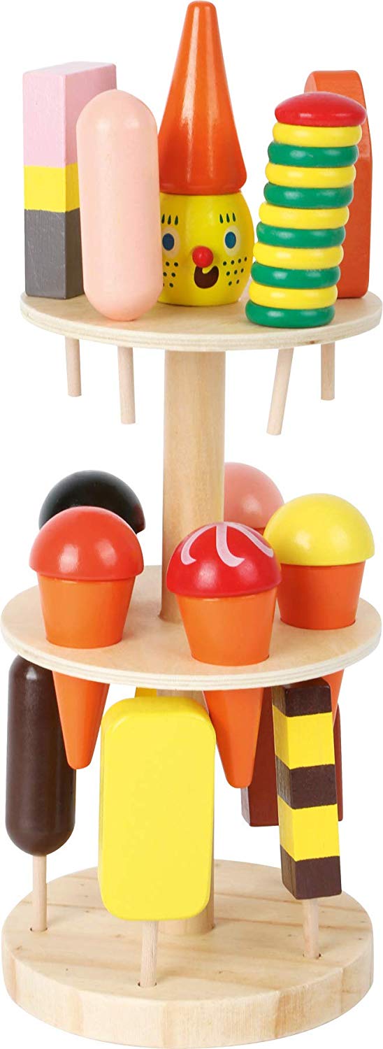 Childrens Wooden Ice Cream Lolly Stand BigaMart