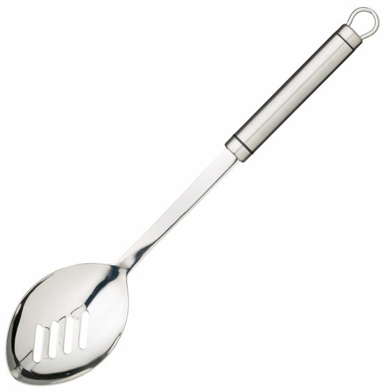KitchenCraft Professional Slotted Spoon, Stainless Steel, 32.5cm, Silver