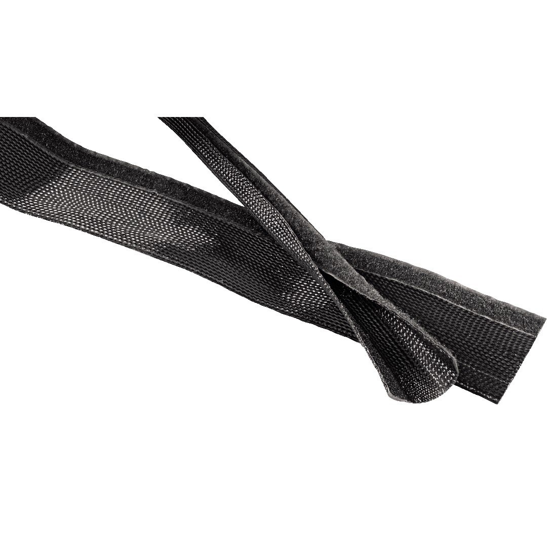 Hama Cable Bundle - Cloth Tube Easy Flexwrap, 1.8 M, Black, 1.8 Meters - Image 2