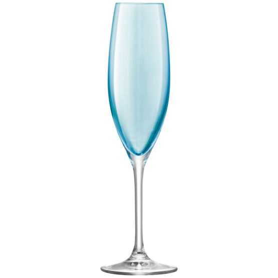 LSA PZ04 Polka Champagne Flute 225 ml Pastel Assorted x 4 - Image 2