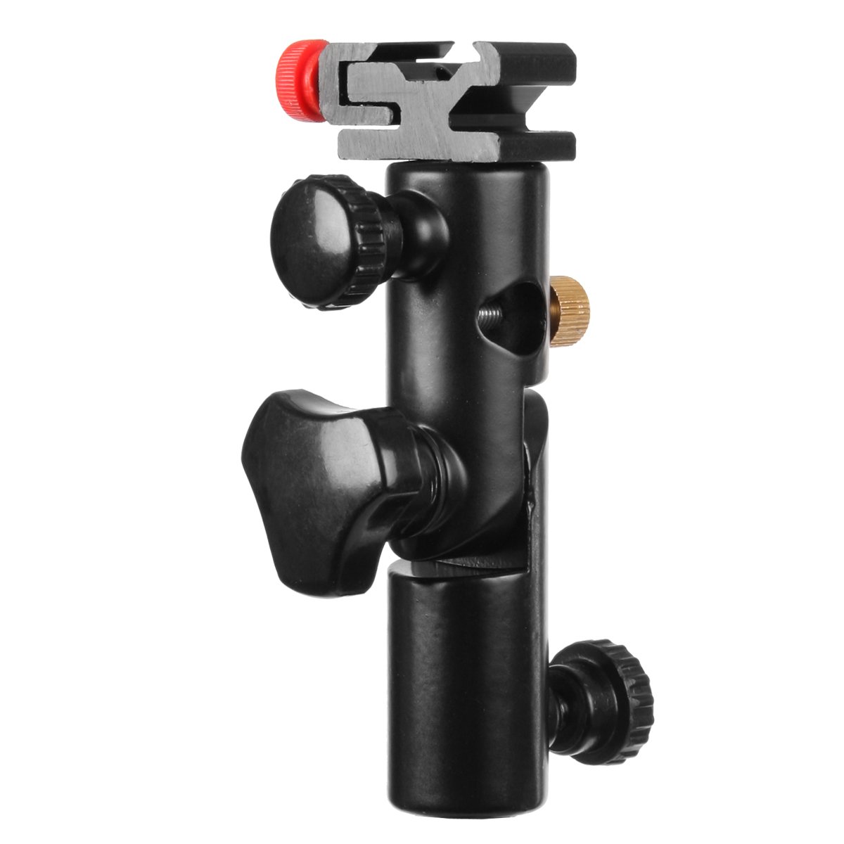 Walimex metal flash and umbrella holder (for compact flashes and reflex/translucent umbrellas), black - Image 3