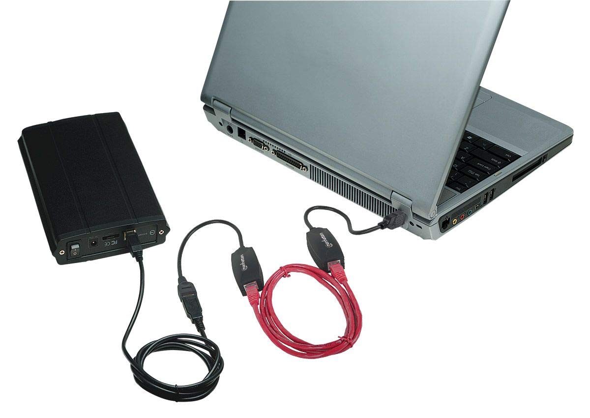 Manhattan USB-A Line Extender, for use with RJ45 network cable (not included), extends USB Device up to 60m, bus power - Image 4