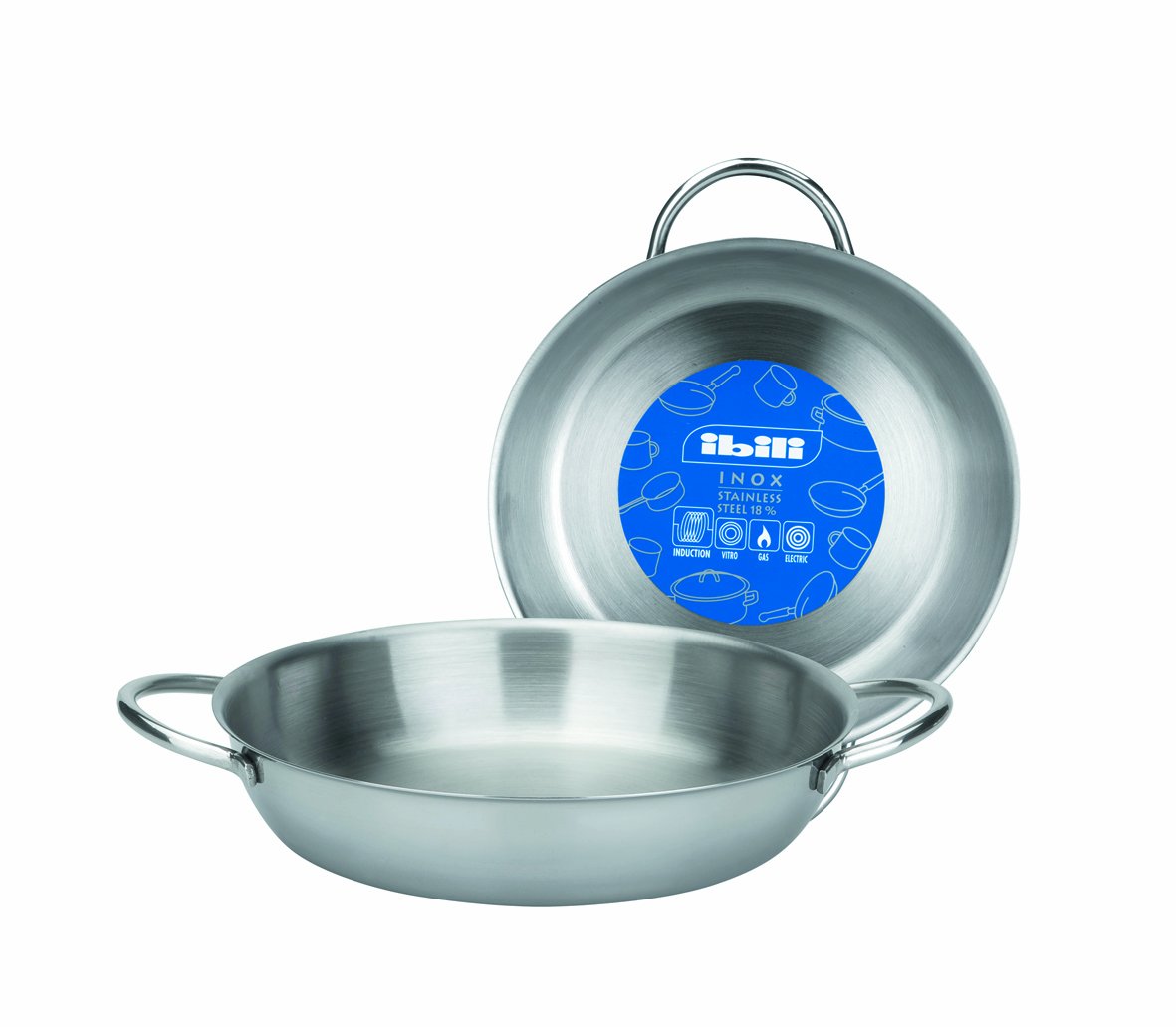 IBILI Prisma Small Pan, 14 cm, Stainless Steel, Suitable for Induction Hobs for Single Servings, Silver