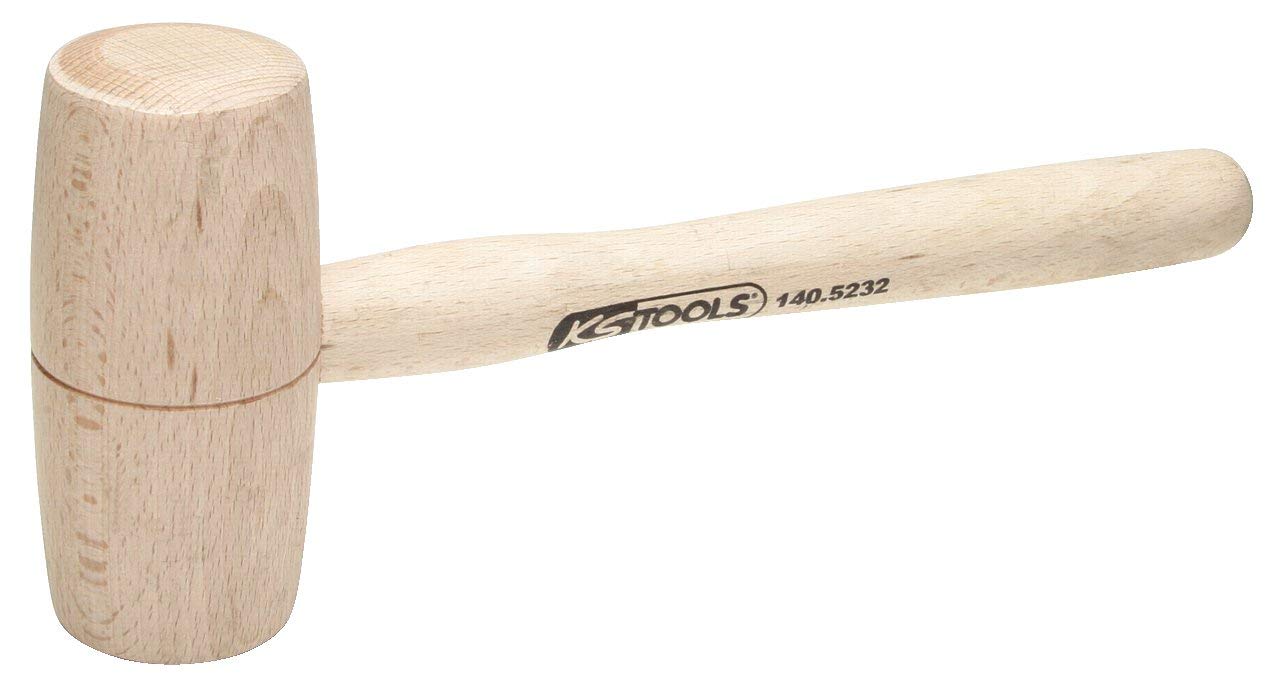 KS Tools 100g Wooden Mallet, Multicoloured, 100 g