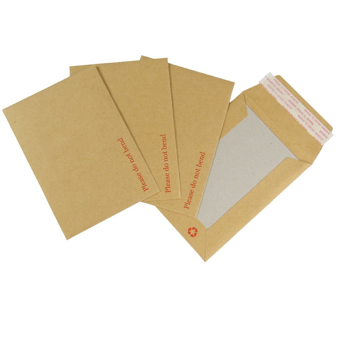 Triplast 500 x A6 C6 Manilla Hard Board Back Envelopes (162x114mm), Cardboard Backed Mailers with Peel & Seal Strip