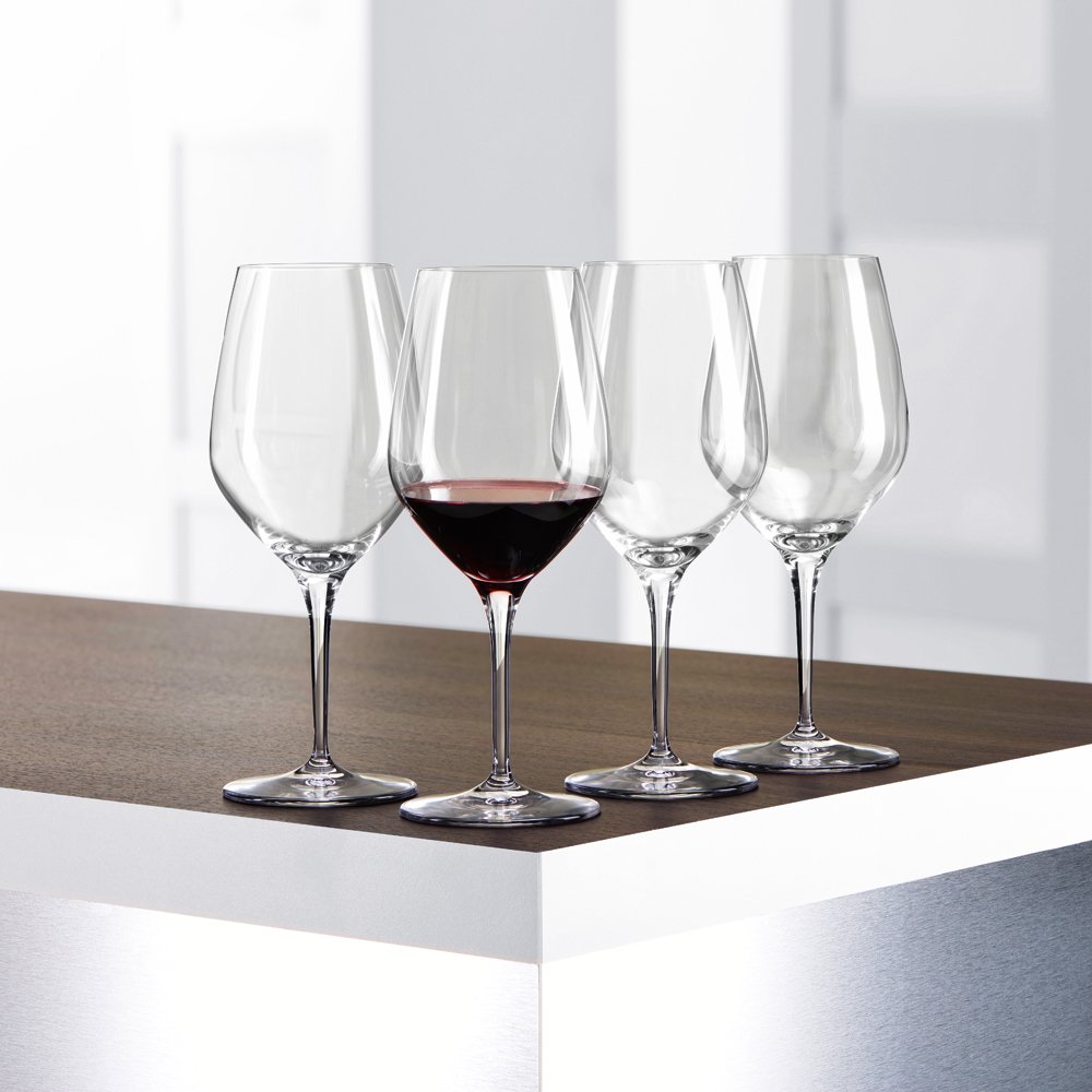 Spiegelau Bordeaux Glasses, Set of 4, Crystal, 650 ml, Authentis, 4400177, Transparent, 4 Count (Pack of 1) - Image 3