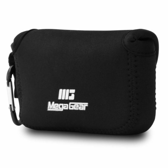 MegaGear "Ultra-Light" Neoprene Camera Case, Bag, Protective Cover for Canon PowerShot SX720 HS, SX710 HS, SX700 HS, SX170 IS, G16, G15, SX160 IS, Sony Cyber-shot DSC‑HX60V, DSC-HX50V (Black)