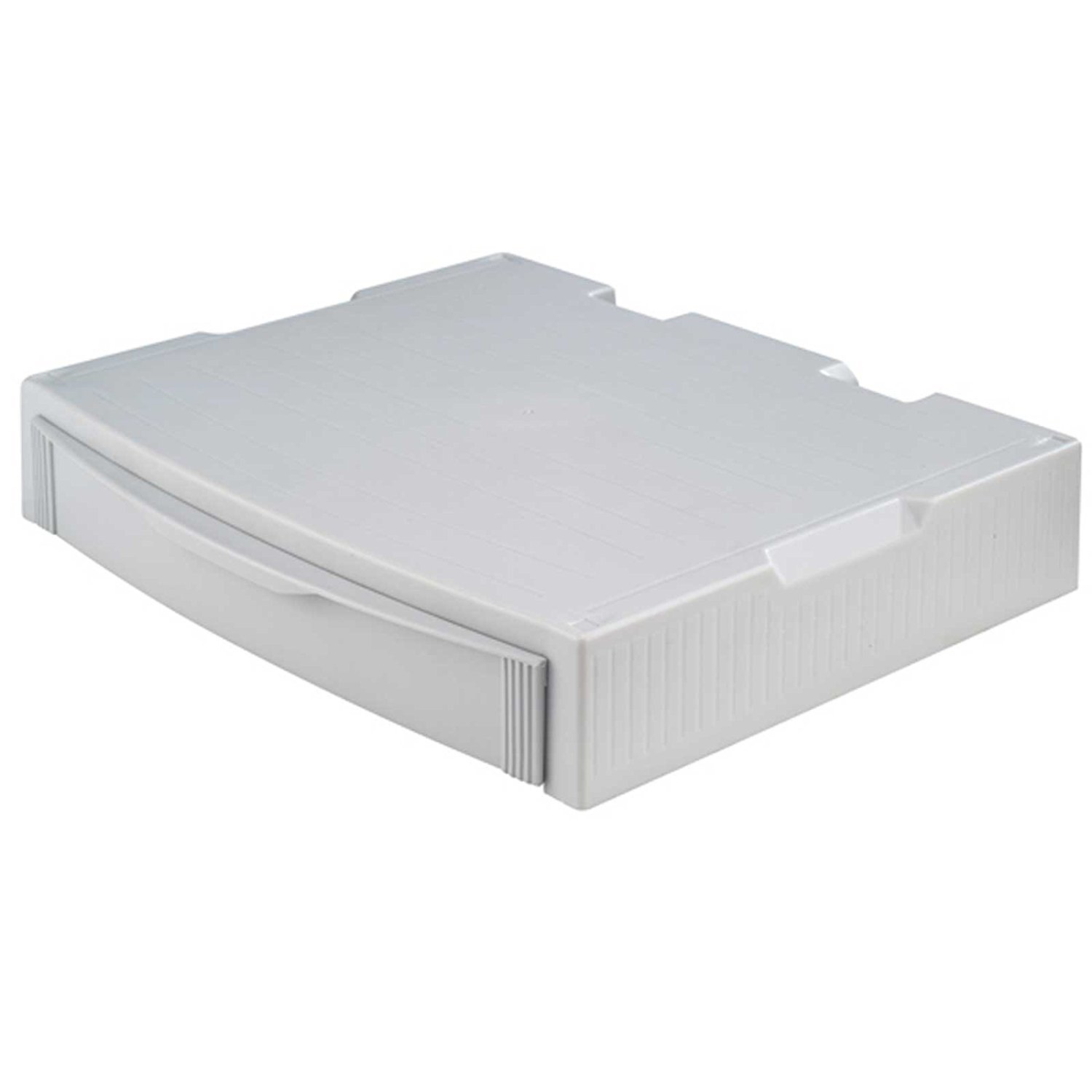 HAN 9250-11, MONITOR stand. Expert monitor stand with 1 drawer, stable, stylish and stackable, grey, gray