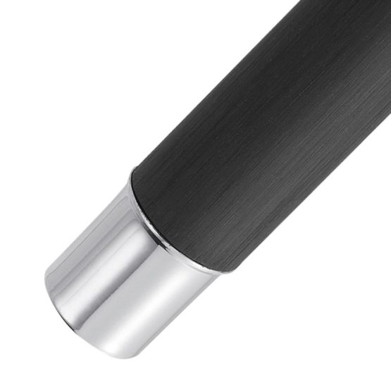 Fountain Pen Vision from Online | Pen with Clear Design | matt Brushed Aluminum | Iridium Nib M | Suitable for Standard Ink cartridges and converters | Gift Box - Classic Black,OL/38521-0 - Image 4