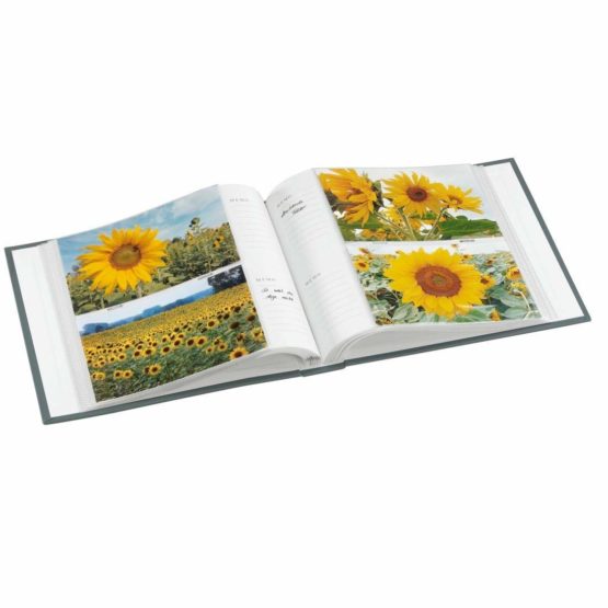 Hama Fine Art Scrap Book Album 10 x 15 cm | Maximum Photo Capacity 160 | 80 Pages | Grey, 22 x 22 x 4 cm - Image 3