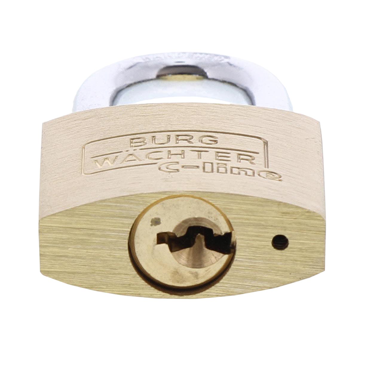Brass Padlock 30mm - 222 30 SB, Gold, Silver, 30 mm - Image 4