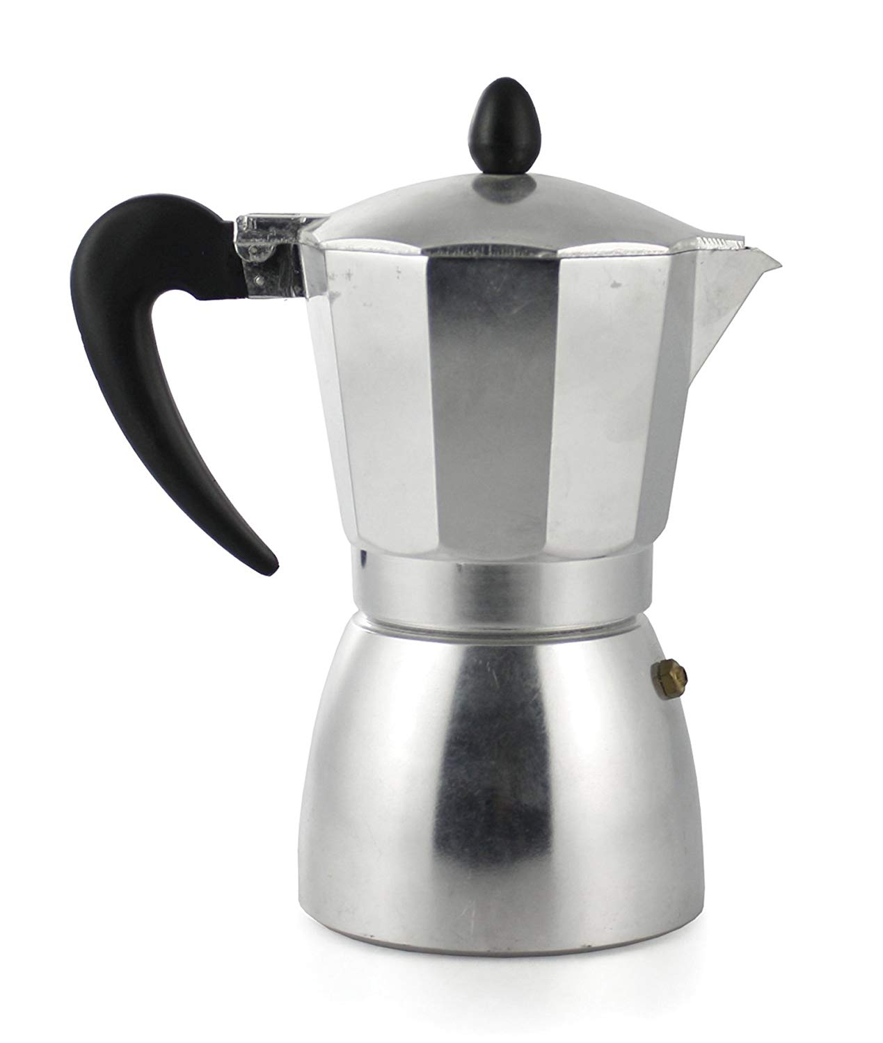 GALILEO 2175874 3-Cup Rounded Base Espresso Maker – BigaMart