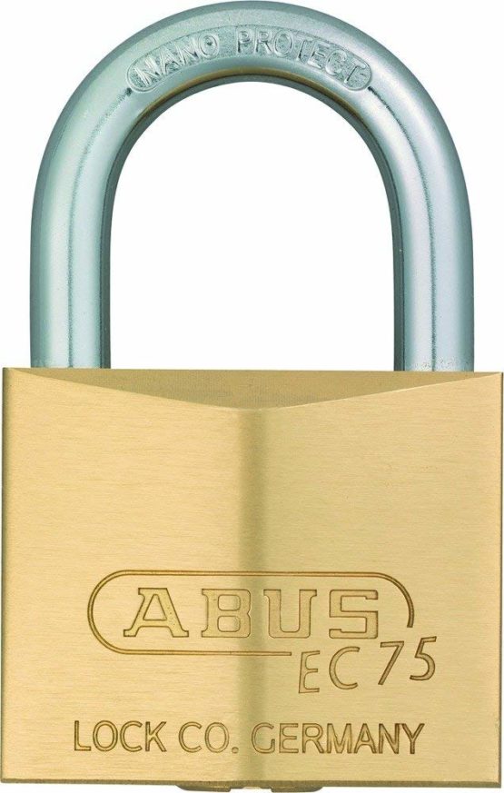 ABUS 26843 Brass Padlock with 5-Reversible Key