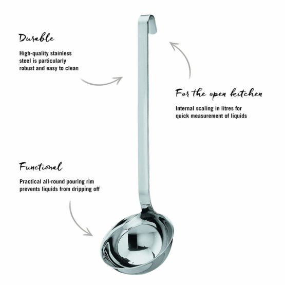 Rösle RL10008 10008 Sauce Ladle, Stainless Steel - Image 2