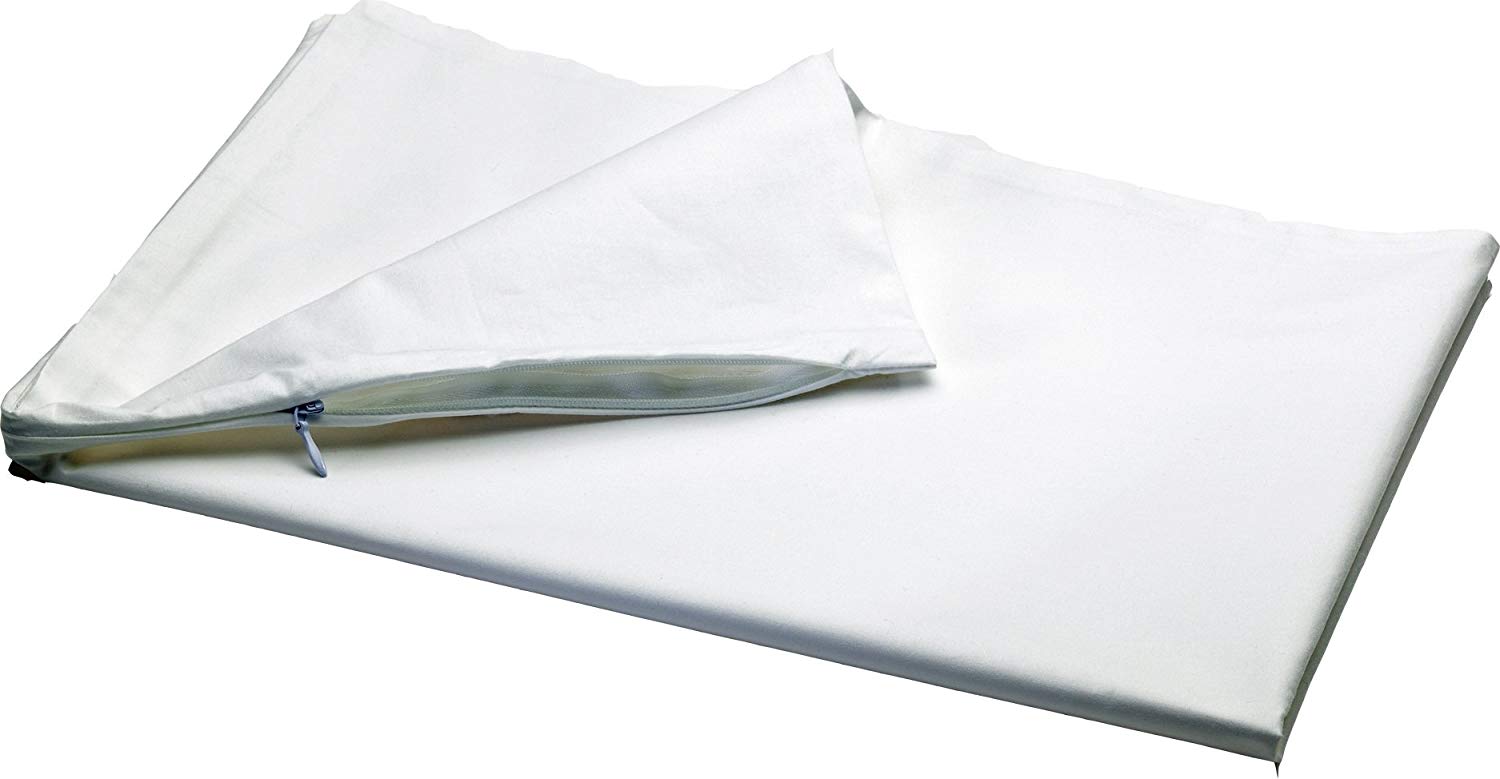 Anti-Allergen Pillow Cover - 100% Cotton, Soothing Protector for Sensitive Skin Fits Standard, Queen & Jumbo Pillows, Machine Washable