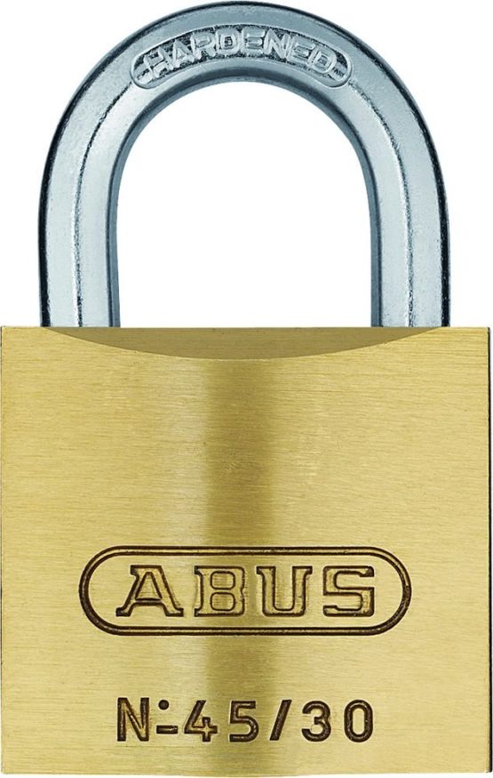 ABUS ABVS11821 Brass Padlock, 45mm, Set of 2