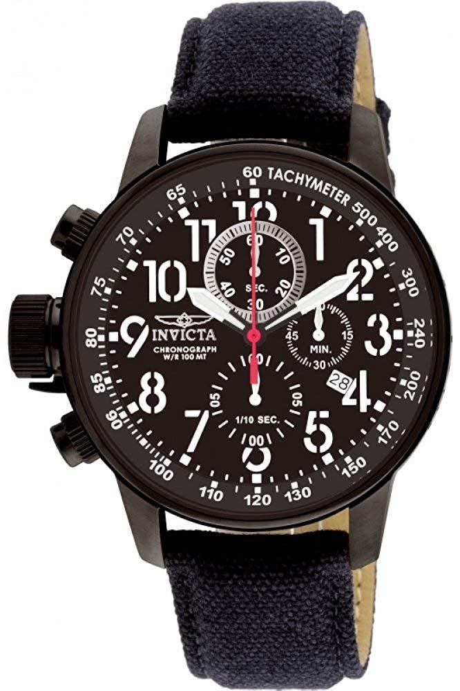 Invicta I-Force 1517 Men's Watch - Waterproof - Analogue - Quartz Movement - stainless steel with black dial