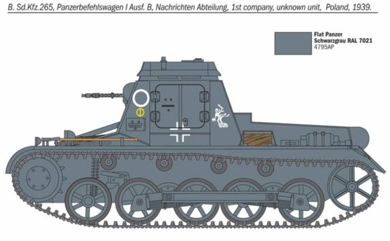 Italeri 510007072 1:72 Sd 265 Small Tank Command Car - Image 3