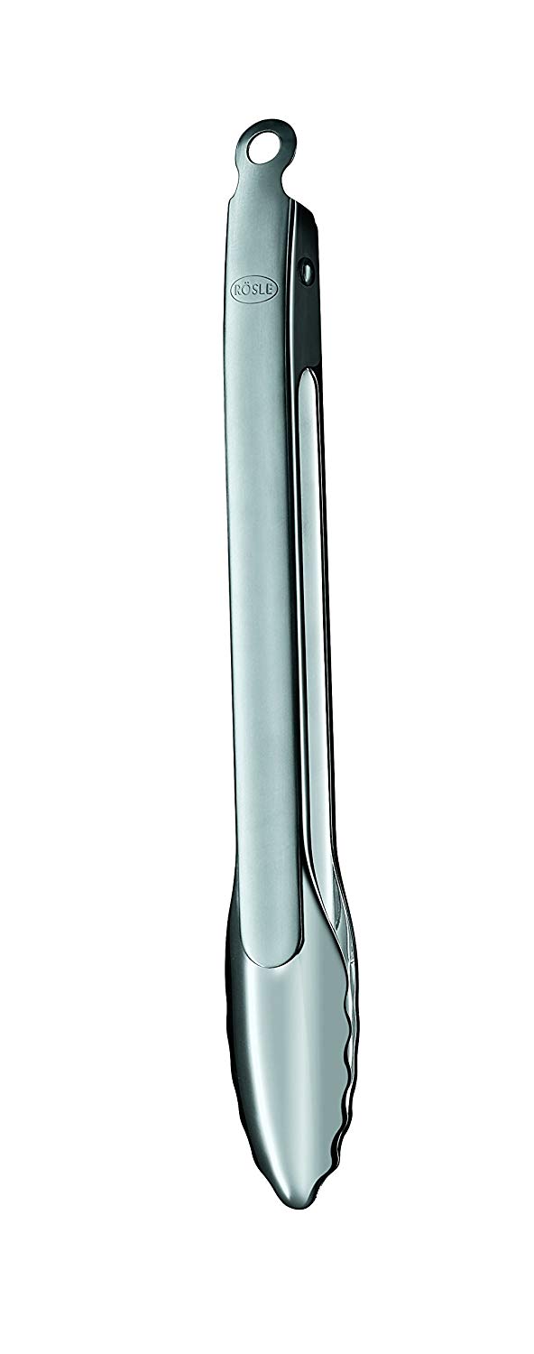 Rosle 2 3 cm Locking Tongs, Silver, 9"