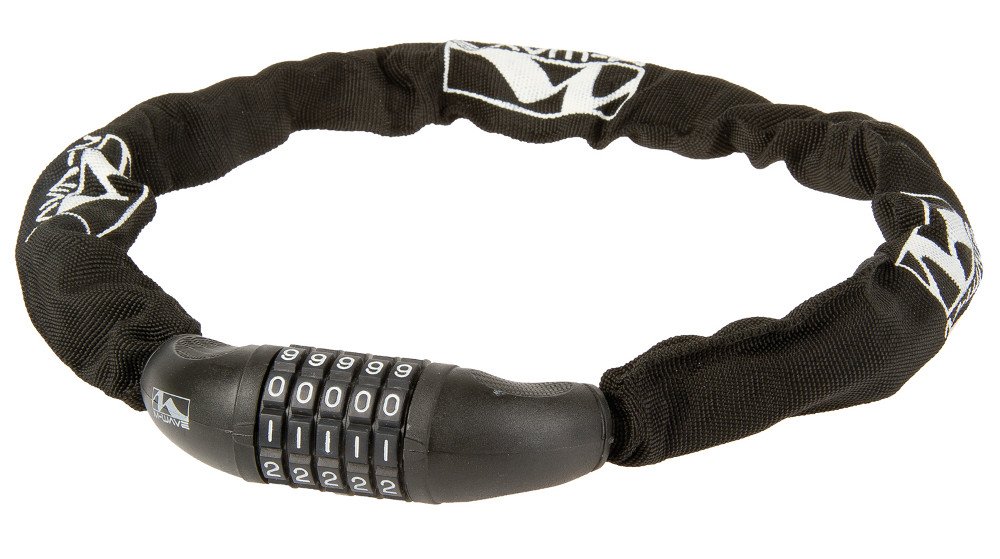 M-Wave 6.8 Combination Chain Lock - Black