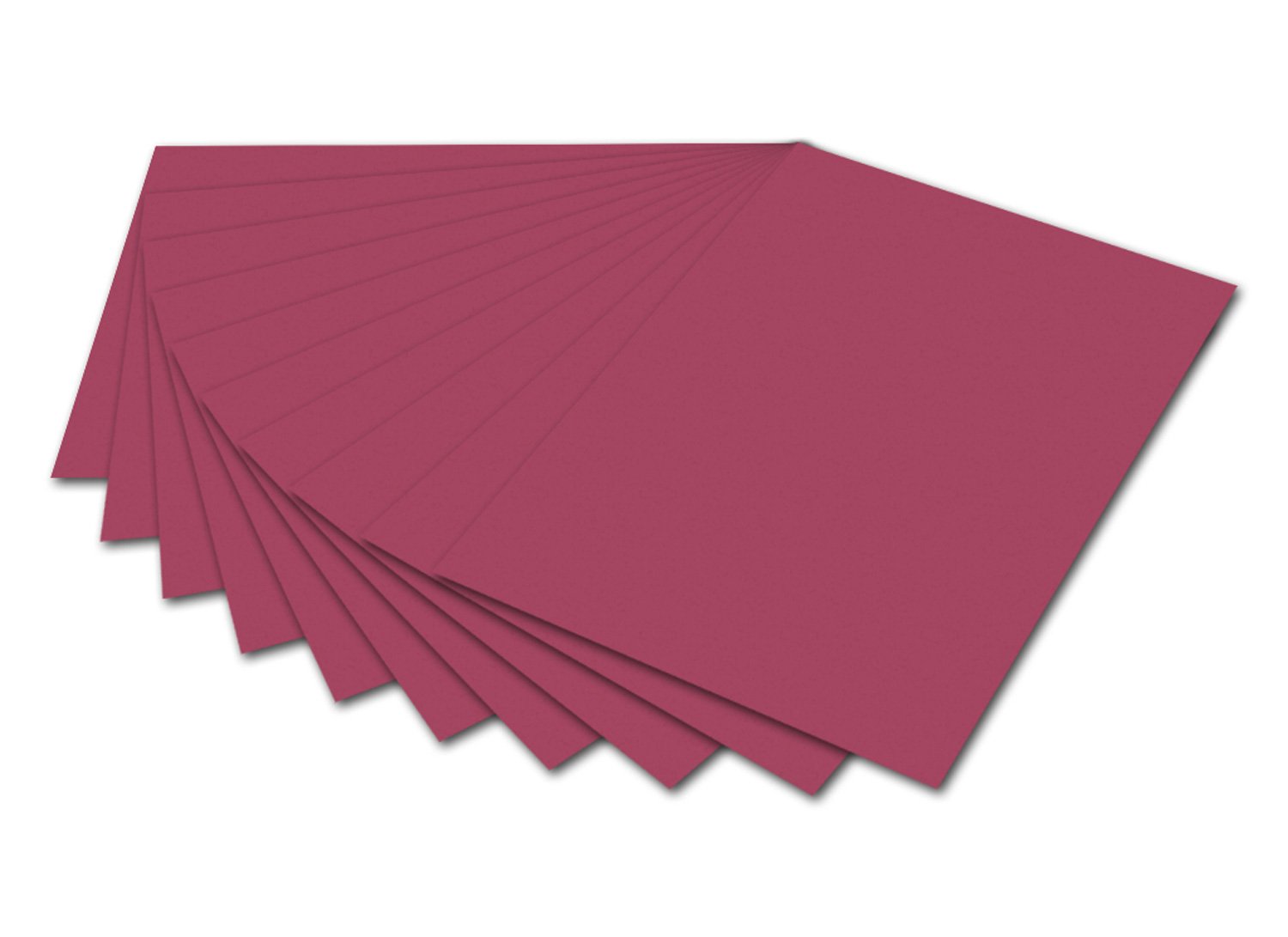 Folia 6127 Photo Card 50 x 70 cm 10 Sheets Wine Red