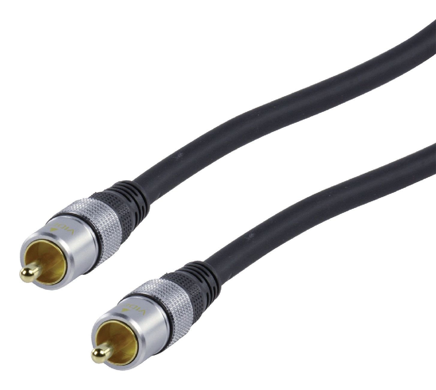 HQ 15m RCA Connection Cable with Gold Plated 24k Phono Plugs for