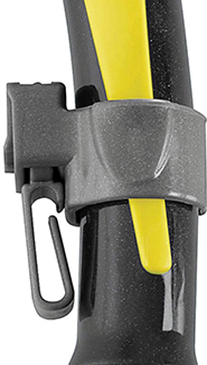 Cressi Alpha Ultra Dry Diving Snorkel - Black/Yellow, Black / Yellow - Image 3