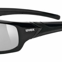 uvex Unisex-Adult, Sportstyle 211 Sports Glasses, Black/Litemirror Silver, One Size