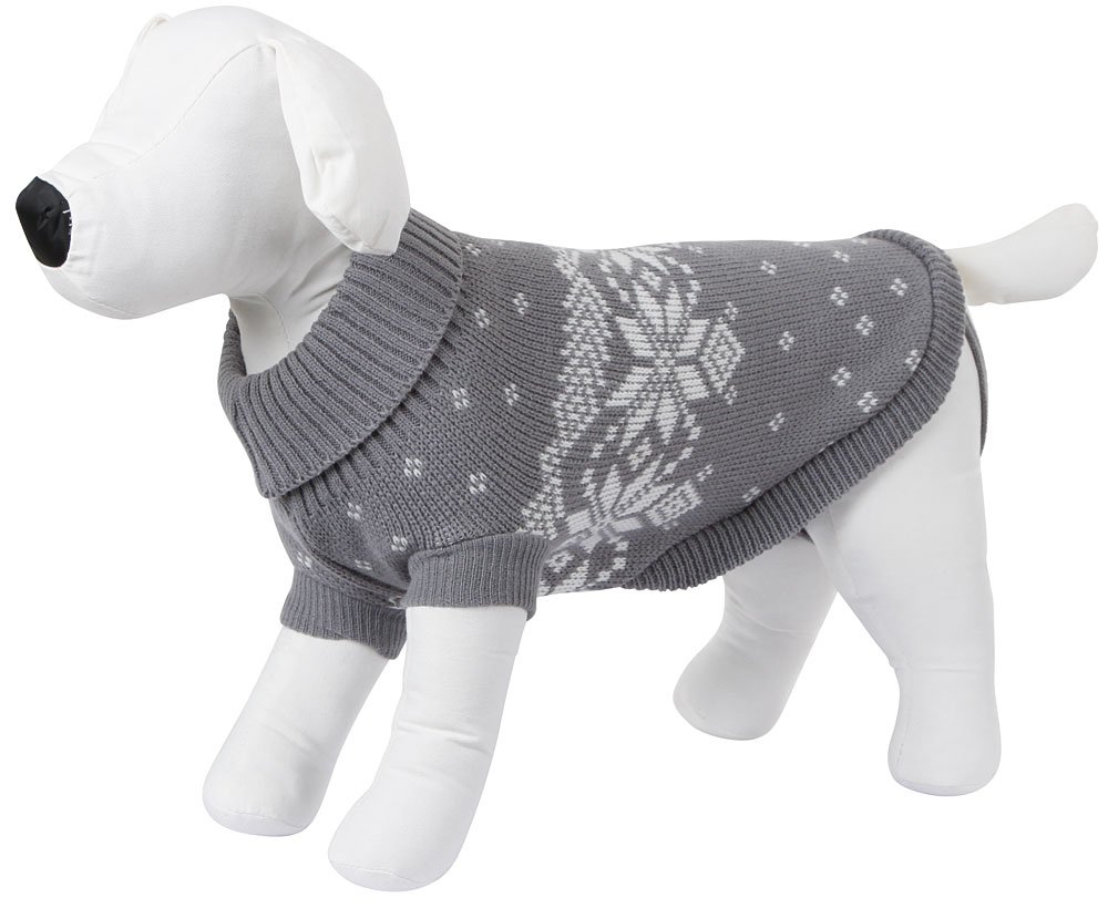 Kerbl Sweater Lillehammer, 2X-Small, Grey/White, Grey/ White, XXS