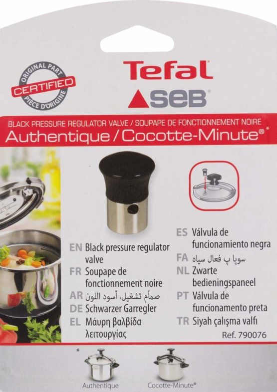 SEB Authentique 790076 Pressure Cooker Valve Black - Image 3