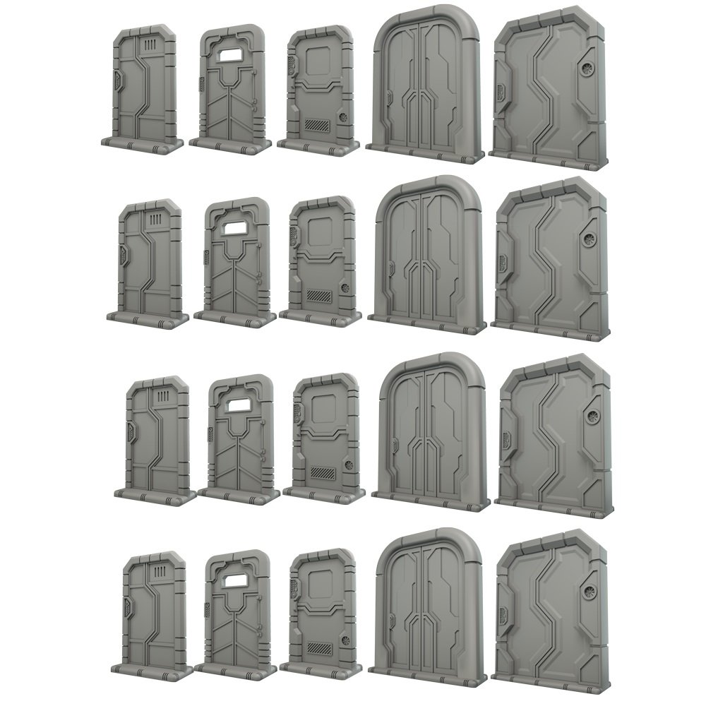 Terrain Crate: Starship Doors by Mantic Games, Multicoloured - Image 2