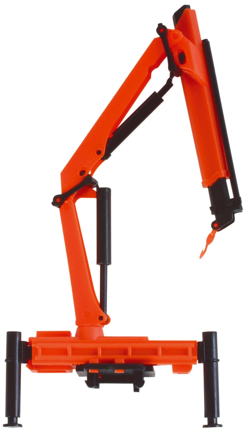 herpa 53037 - Accessories Palfinger Loading Crane, Pack of 2, Orange / Black
