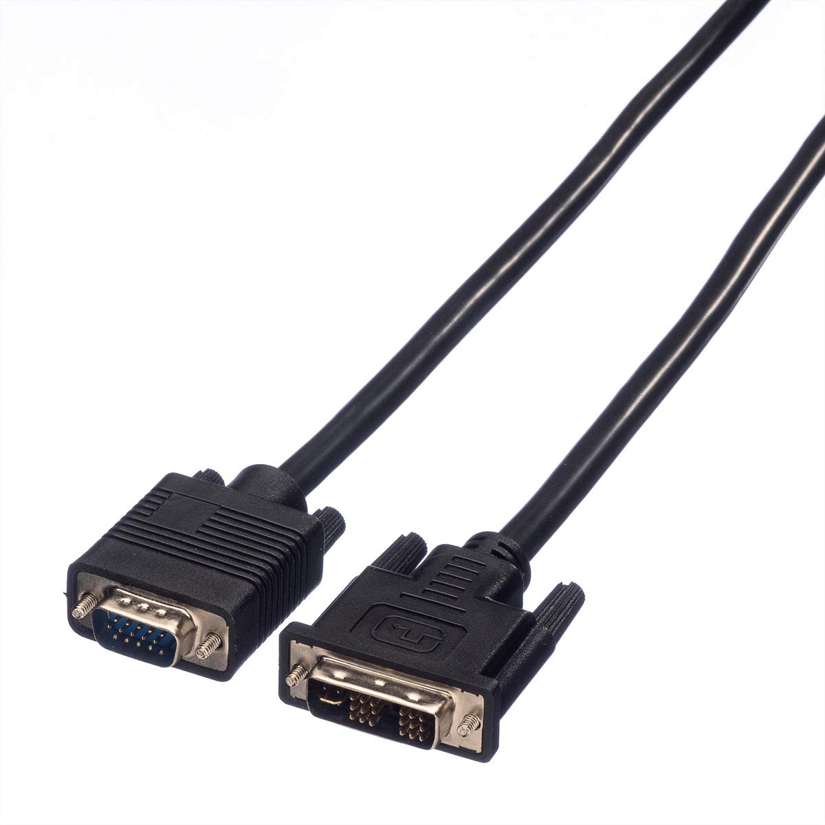 Value 2m DVI M-VGA M Cable, black