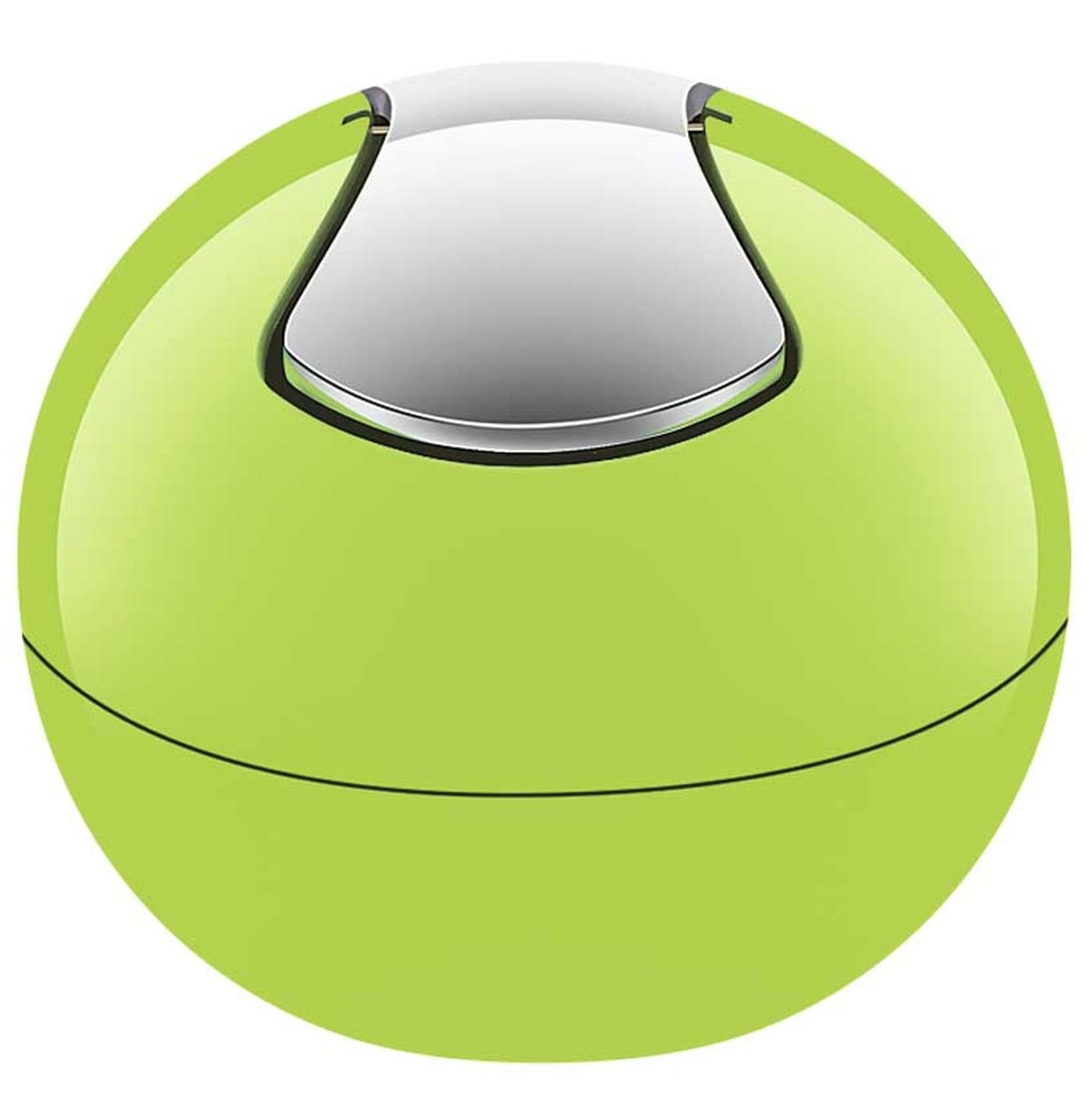 SPIRELLA Bowl 10.15112 Rubbish Bin Shiny Kiwi, Green, 16 x 14 cm - Image 2