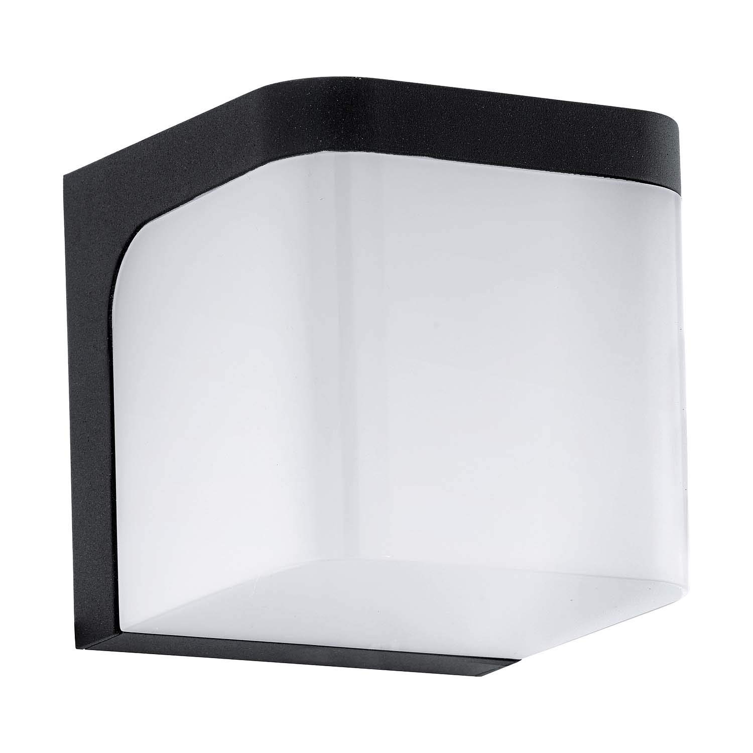 Eglo 96256 JORBA Exterior Wall Light in Black, Anthracite, 11 x 11 x 11 cm