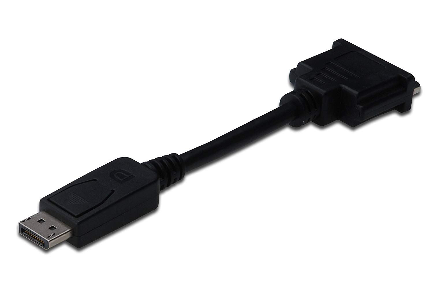 DIGITUS 0.15m DP Male to DVI-I Female DisplayPort Adapter Cable - Black - Image 3